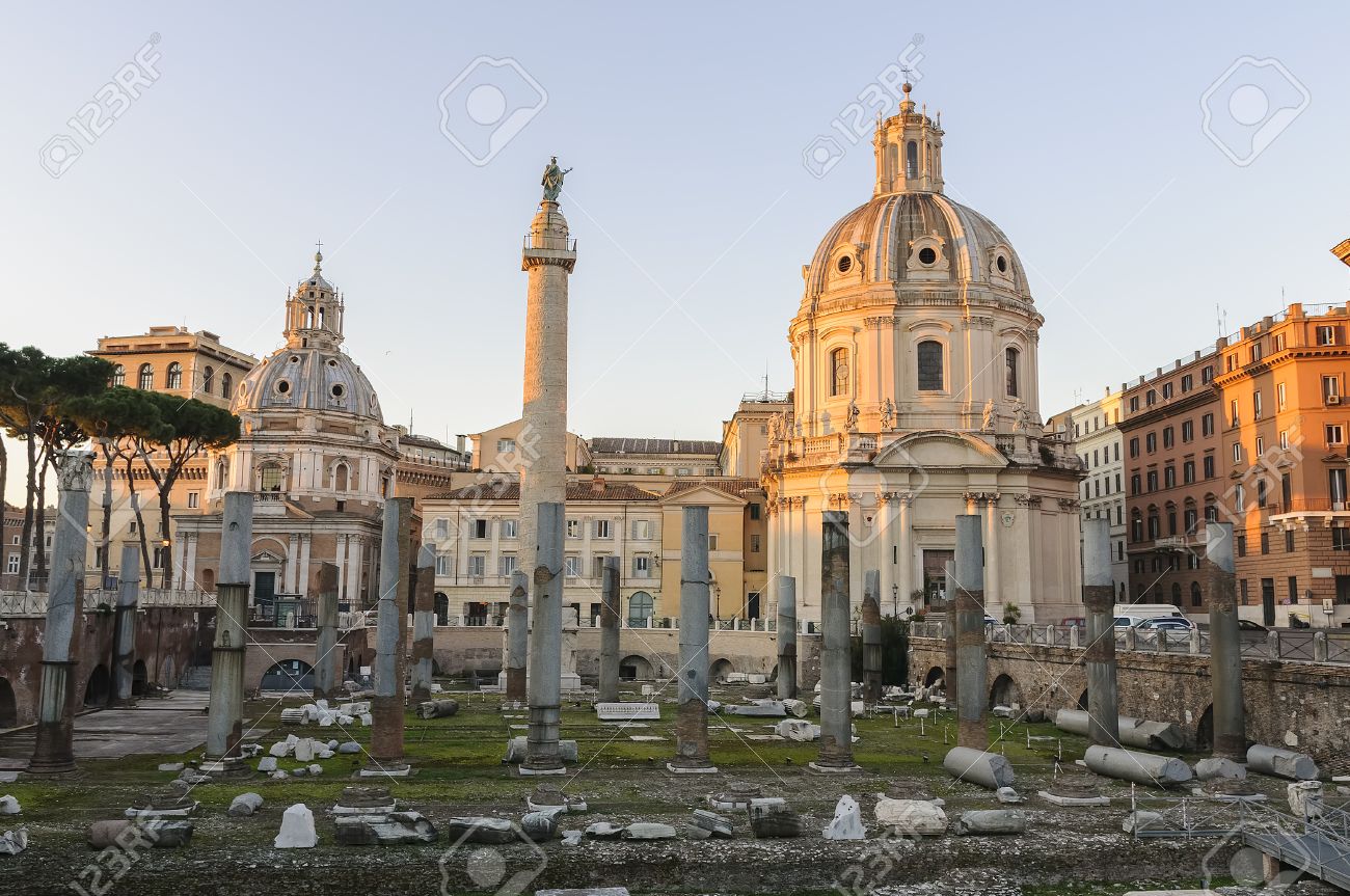 Bascilia Ulpia and Trajan's Column.jpg