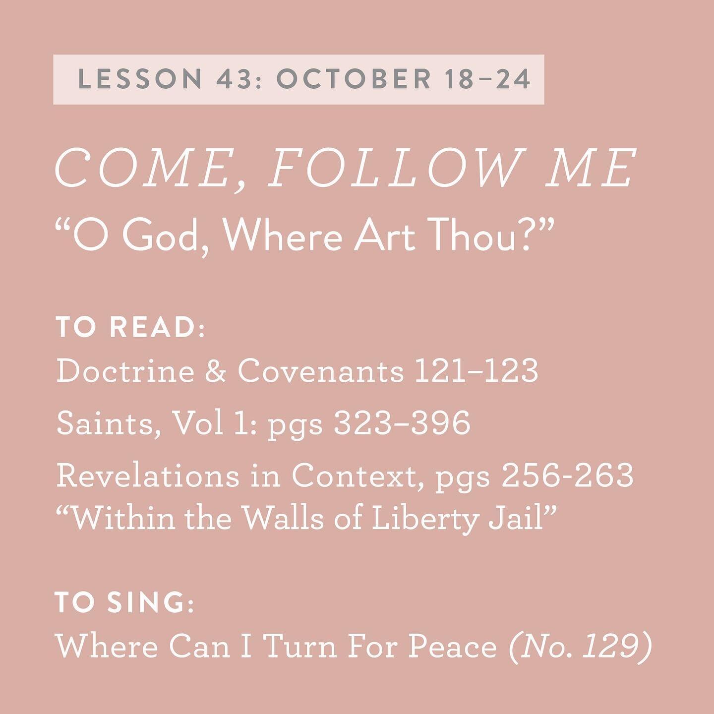 The bottom level of the county jail in Liberty, Missouri, was known as the dungeon. The walls were thick, the stone floor was cold and filthy, the food—what there was of it�—was rotten, and the only light came from two narrow, iron-barred