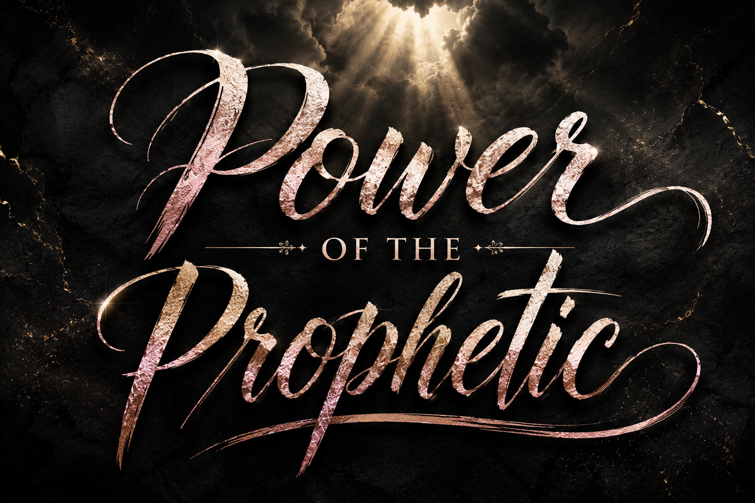 Life Application Series:  Power of the Prophetic