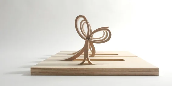 peel bar chair (fifth scale model)