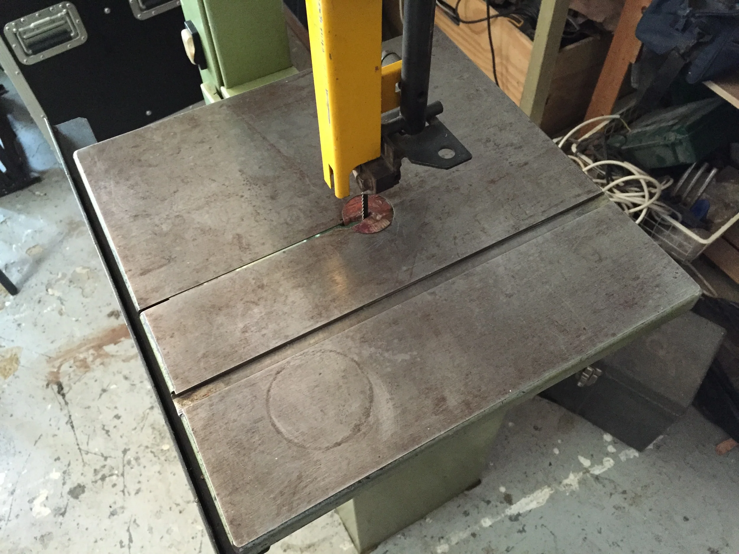 bandsaw bed