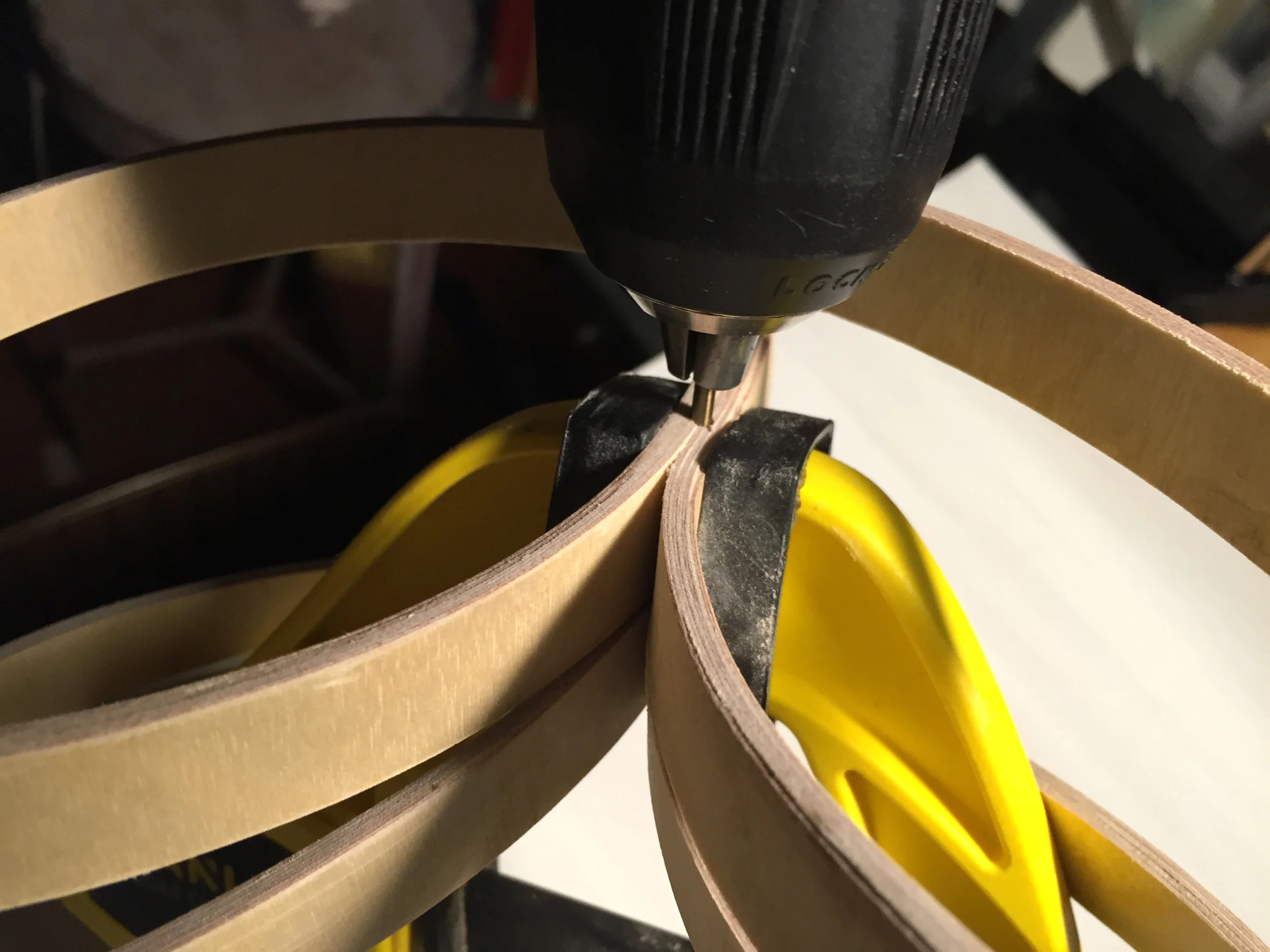 split easy chair manufacture (fifth scale model)
