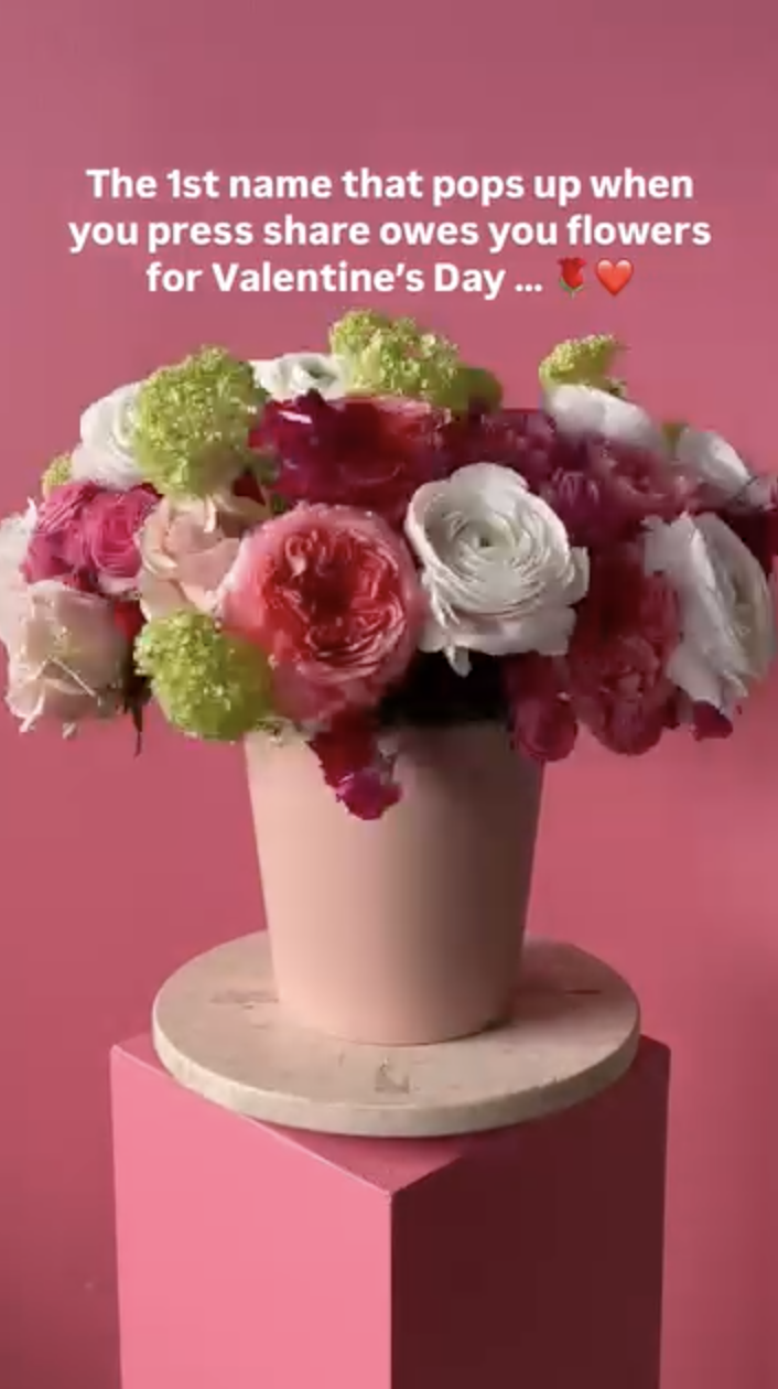 Send Valentine's Day flowers