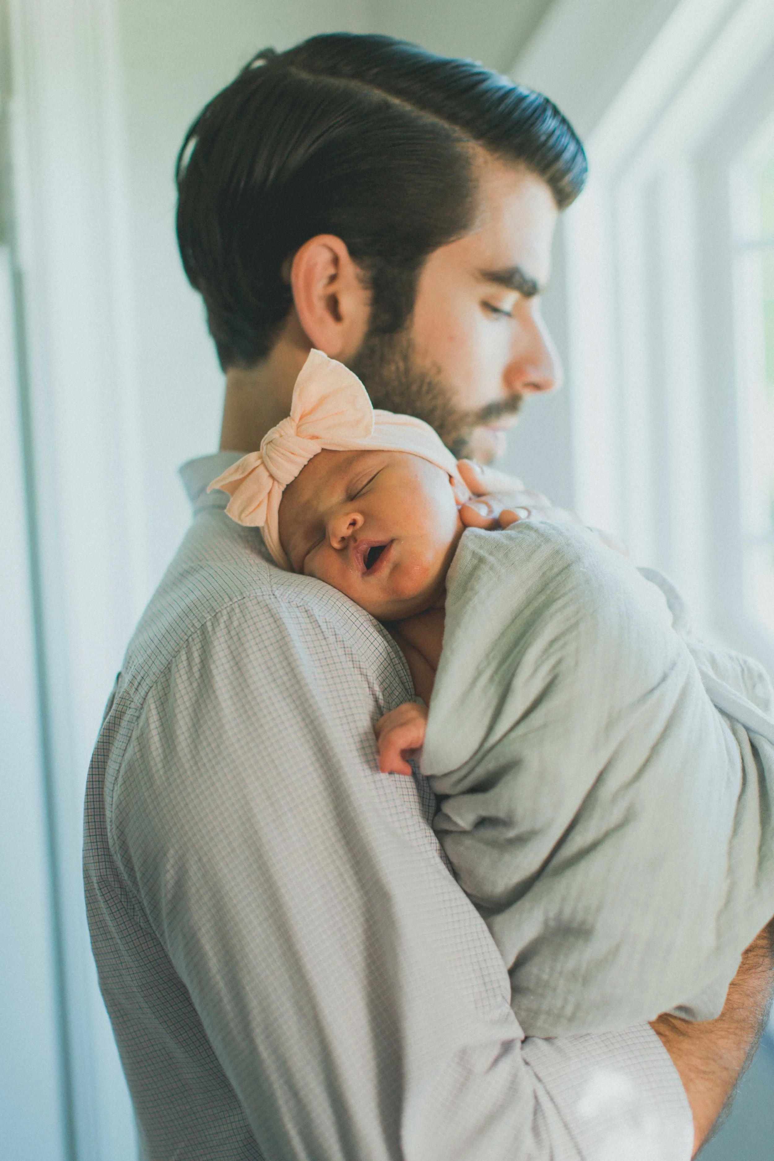 Eloise Newborn Session, Fort Worth newborn photography, natural light newborn photography, flowers newborn photo, delphinium newborn, fort worth photographer, natural light photography, window light newborn, newborn bows, newborn film, newborn lifestyle photos