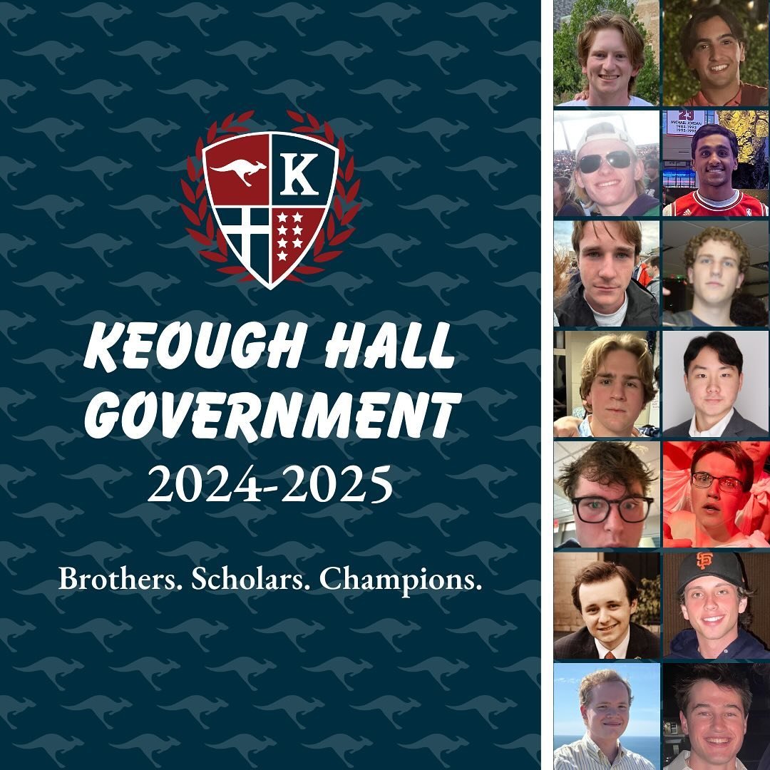 Introducing our NEW 2024-2025 HALL GOV TEAM! 

Roll Roos 🦘 

#KeoughHall