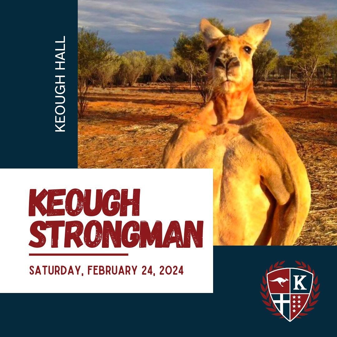 This Saturday, February 24, 2024 is KEOUGH STRONGMAN!! 🏋️

Events include:
▫️Squat
▫️Bench
▫️Deadlift
*Roos can choose to participate in 1, 2, or 3 Events

▫️Before competing, fill out the Waiver (Located at Room 200 - AR Kevin&rsquo;s room) and tur