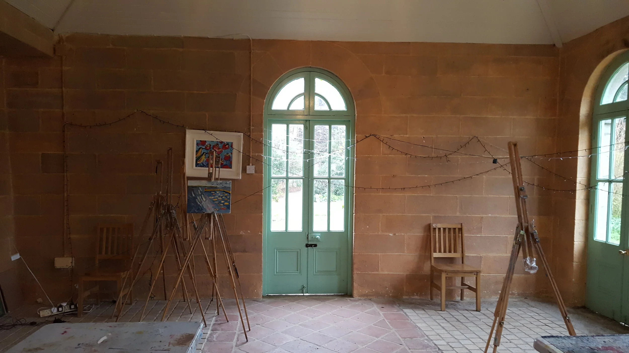The soon-to-be-filled Orangery in the walled garden at Marlay Park, Rathfarnham