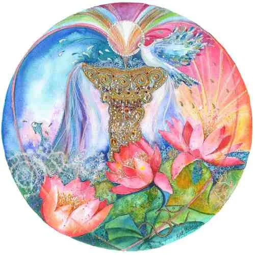 The Fountain of Love - Ace of Cups Mandala