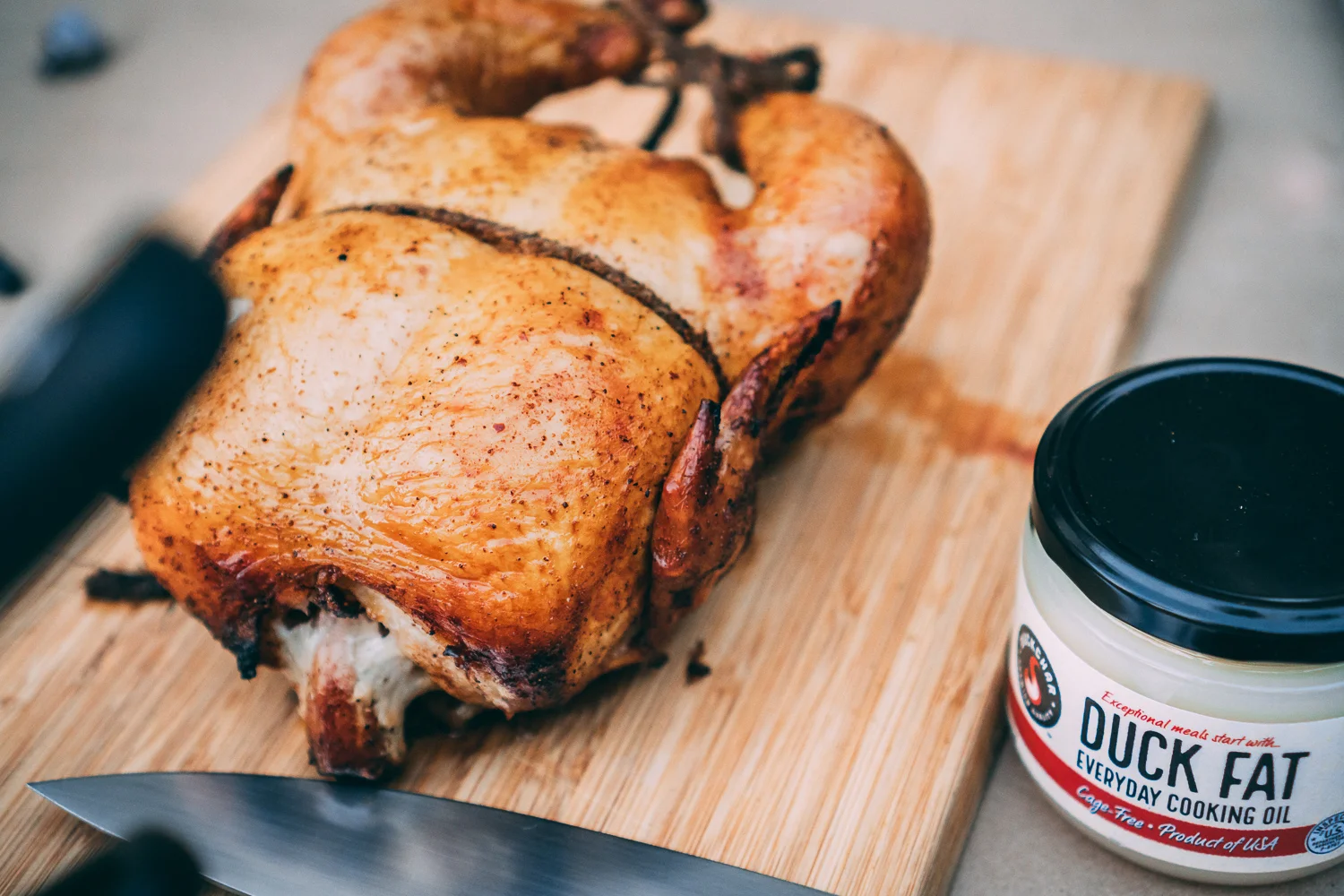Duck Fat Roasted Chicken