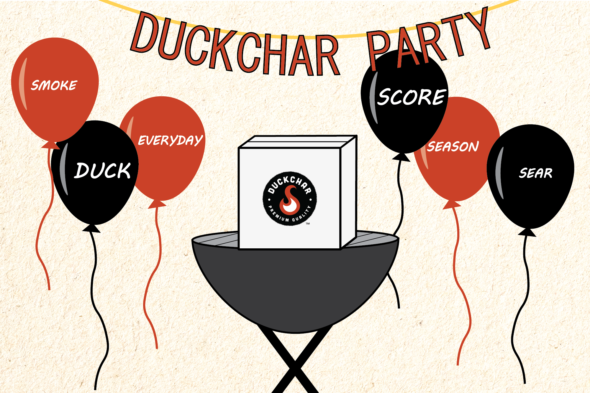 Throw a DUCKCHAR Party and SAVE 20%