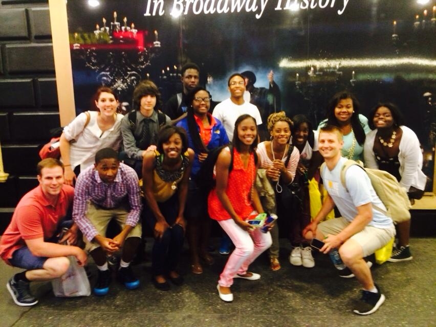 11 students toured colleges in NYC in the summer of 2014. They even got to see The Phantom of the Opera on Broadway!