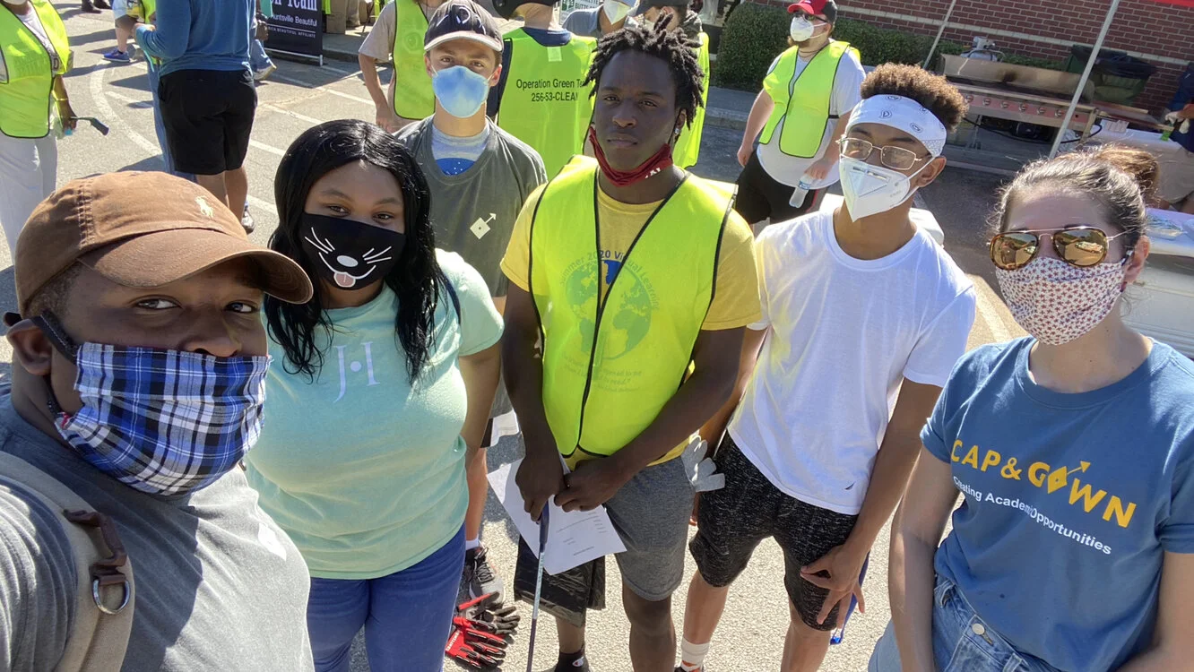CAP &amp; GOWN students participated in the annual District 1 Cleanup