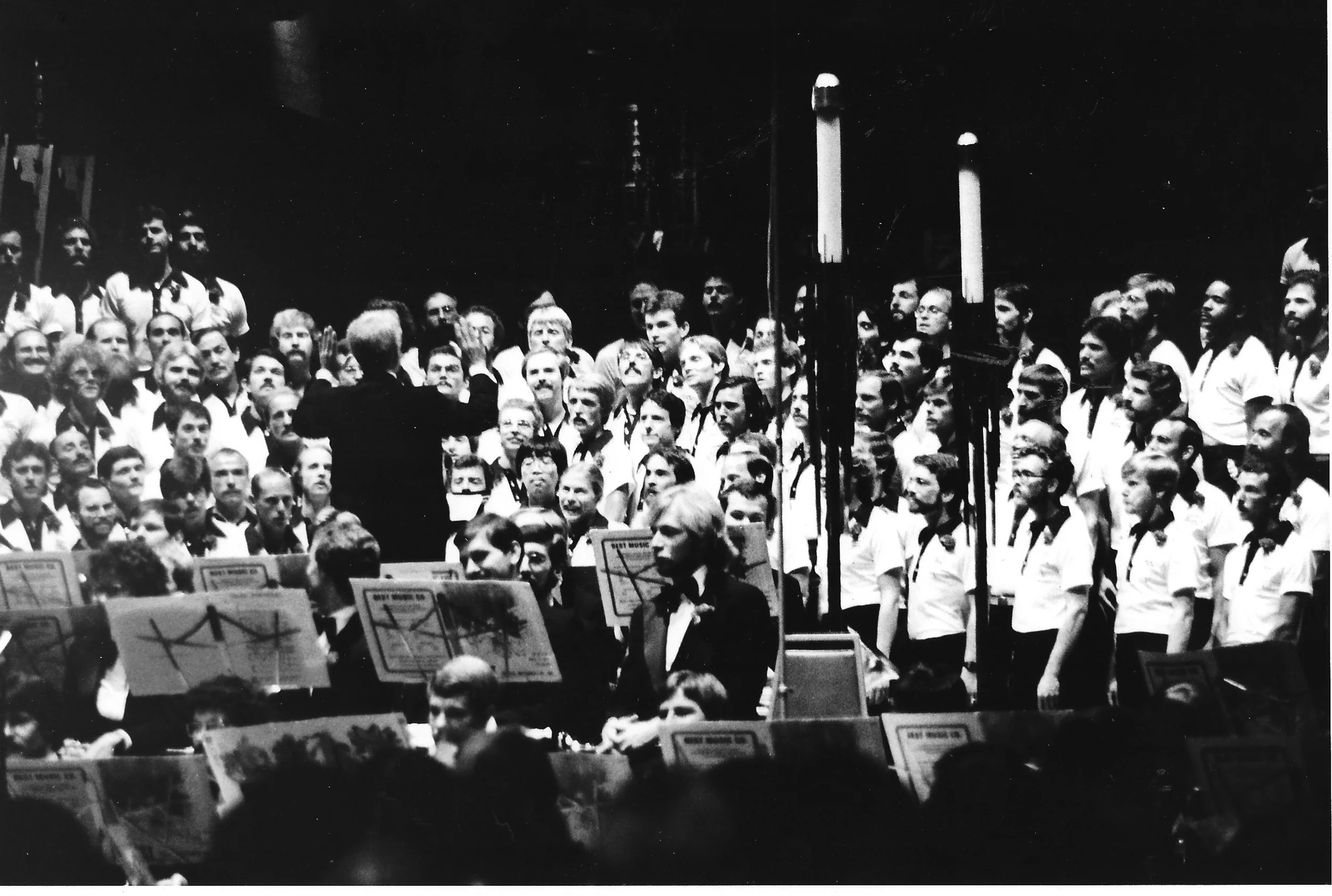 An early San Francisco Gay Men’s Chorus concert with orchestra.