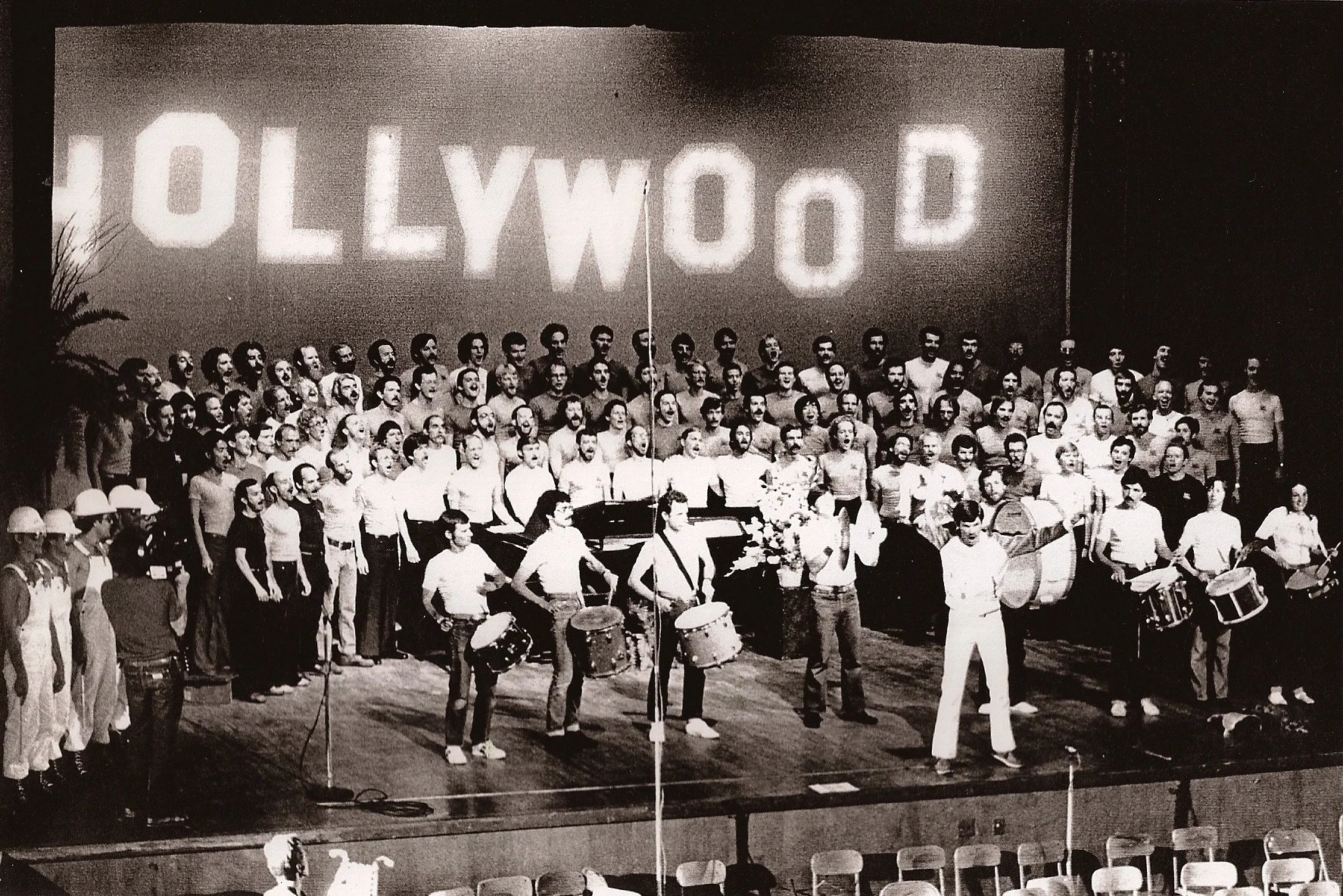 San Francisco Gay Men’s Chorus performing at Hollywood High School.