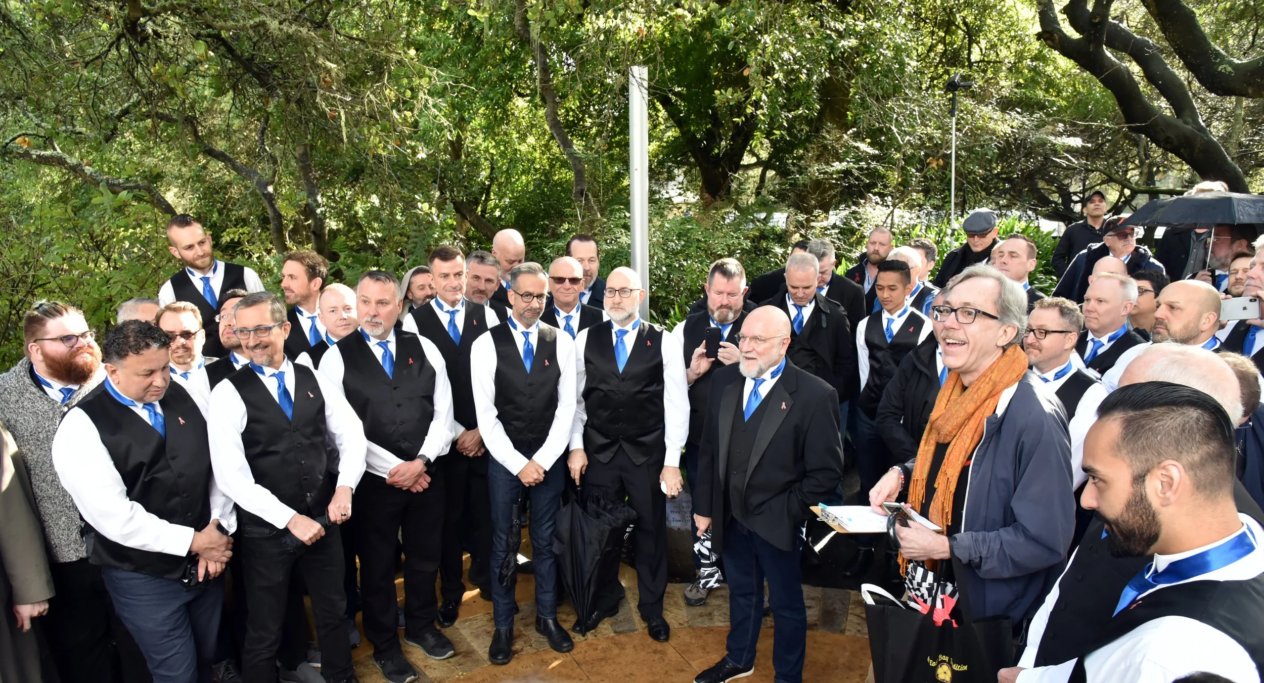 National AIDS Memorial Grove SFGMC Artists Portal dedication on World AIDS Day December 1, 2018