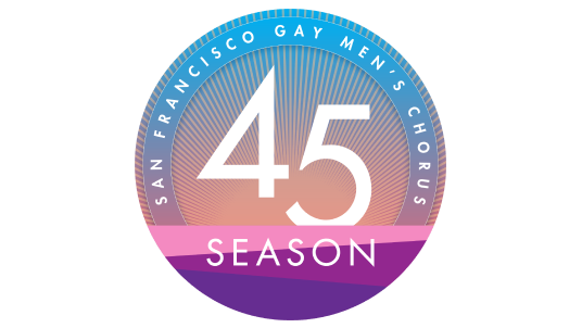 SFGMC Season 45 anniversary logo