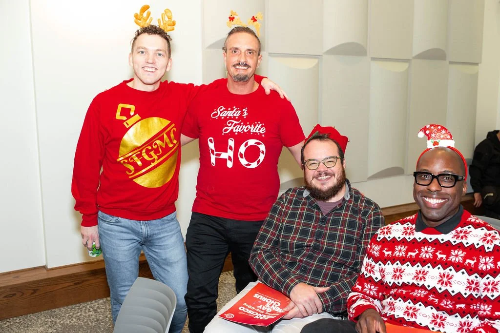 Guests at Holiday Sing-Along.