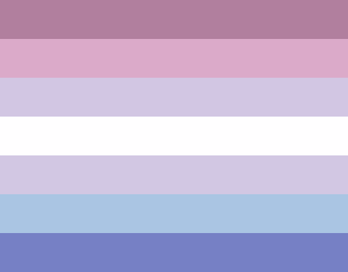 pink and grey pride flag