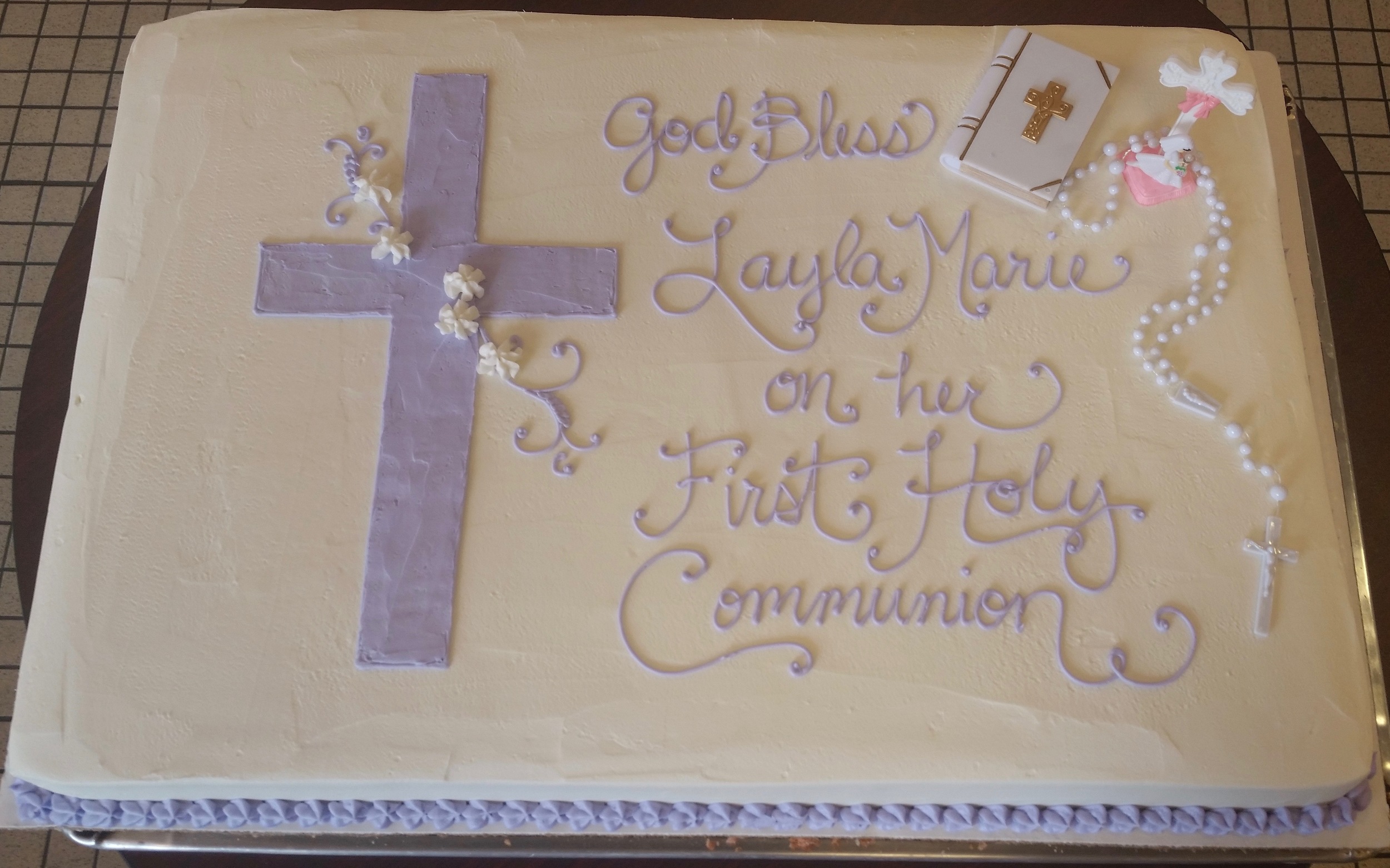 Religious Occasion Cakes - Rudy's Bakery and Cafe - Ridgewood, NY