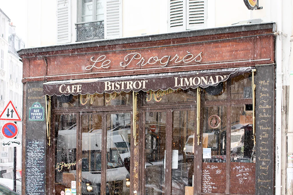 Paris A First Look at Paris in The Snow — Every Day Parisian