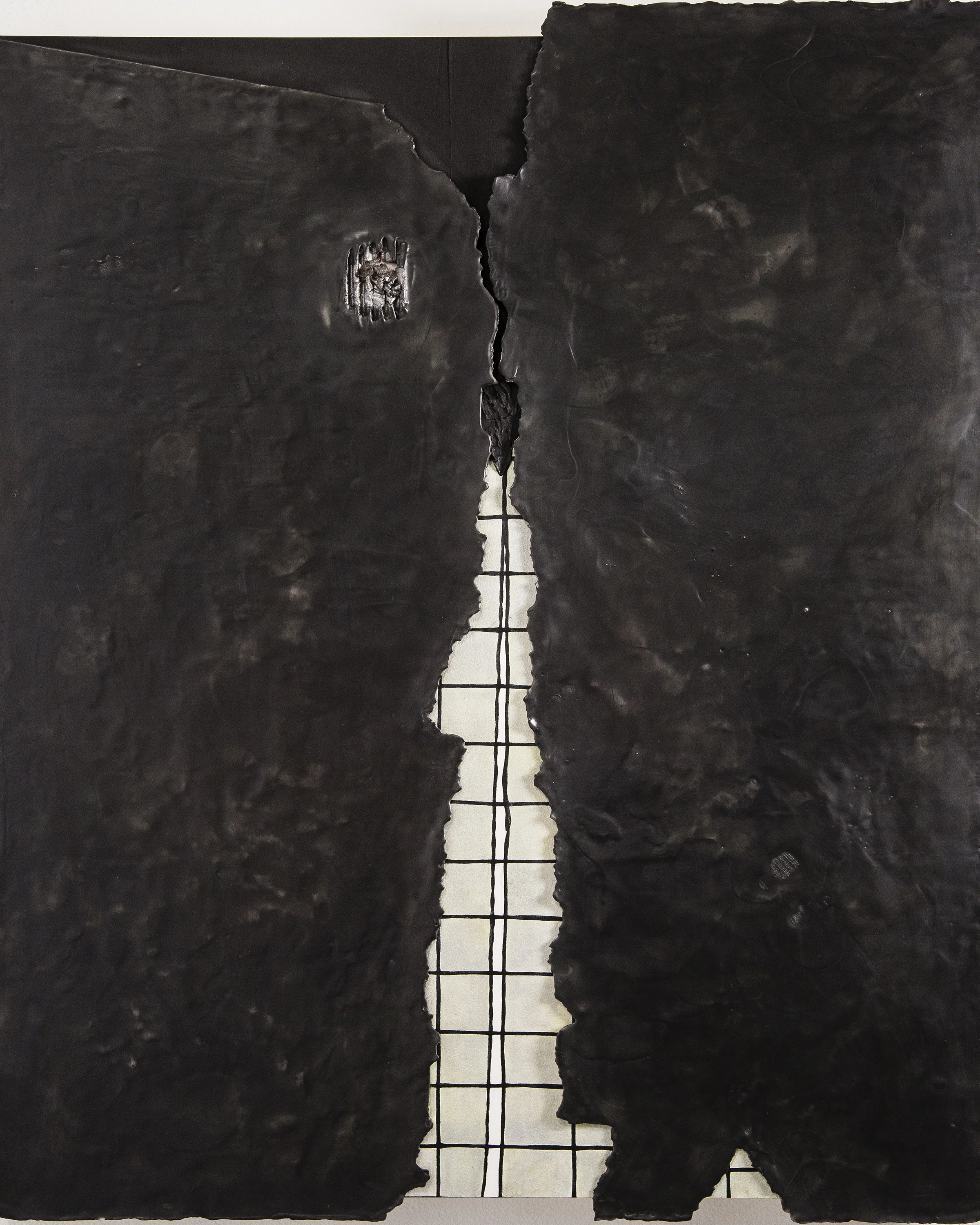   Untitled I  Mixed media 41 1/2 x 30 inches   