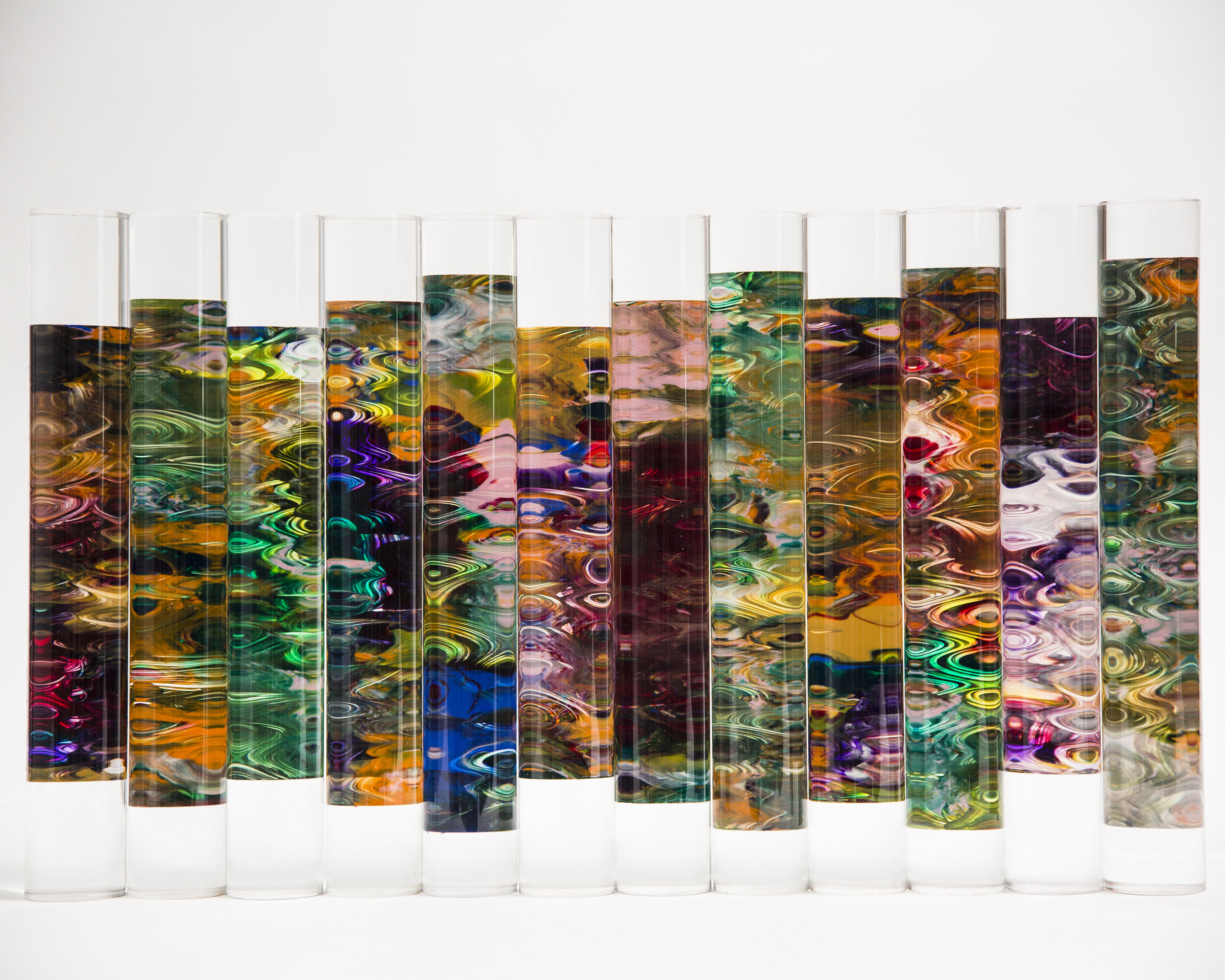   Untitled  Acrylic on lucite 12 x 2 x 2 inches   