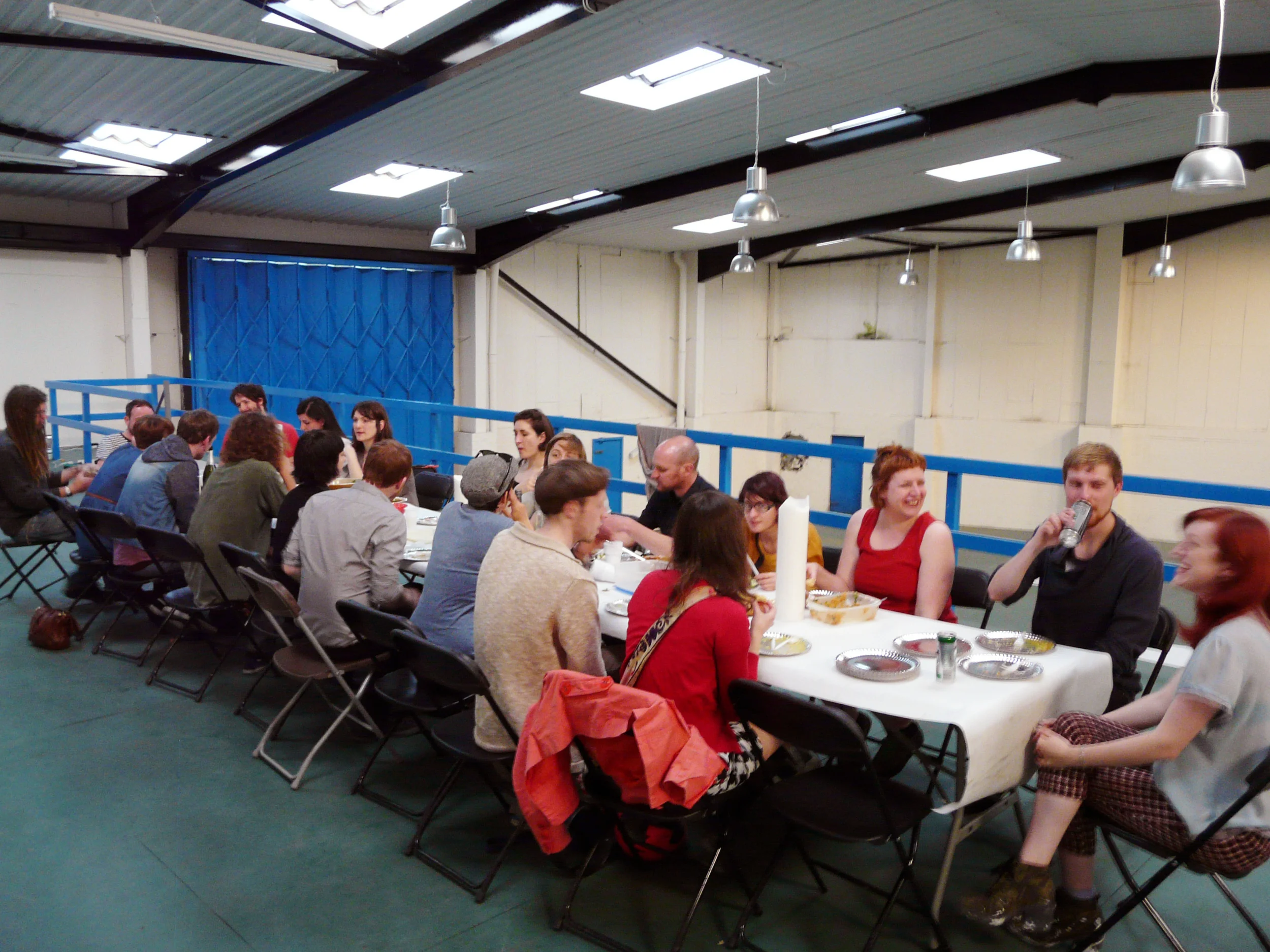 Performance Publishing: Regent Trading Estate (2013), ‘Potluck Dinner’ event