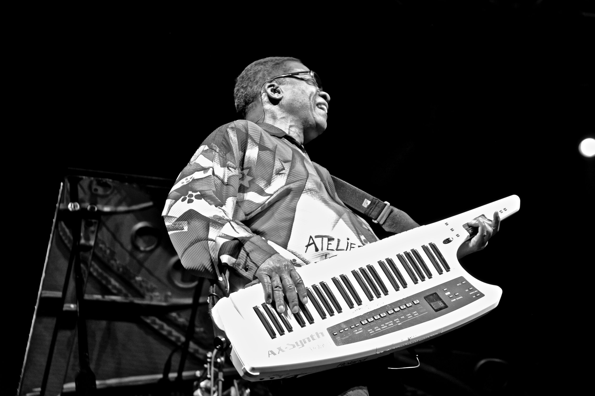 NEA Jazz Master Herbie Hancock's band performs at the Arena Santa Giuliana, Umbria Jazz Festival, Perugia, Italy. This 2012 performance was perhaps one of the most incredible live experiences I had with Herbie and his band. ©2012