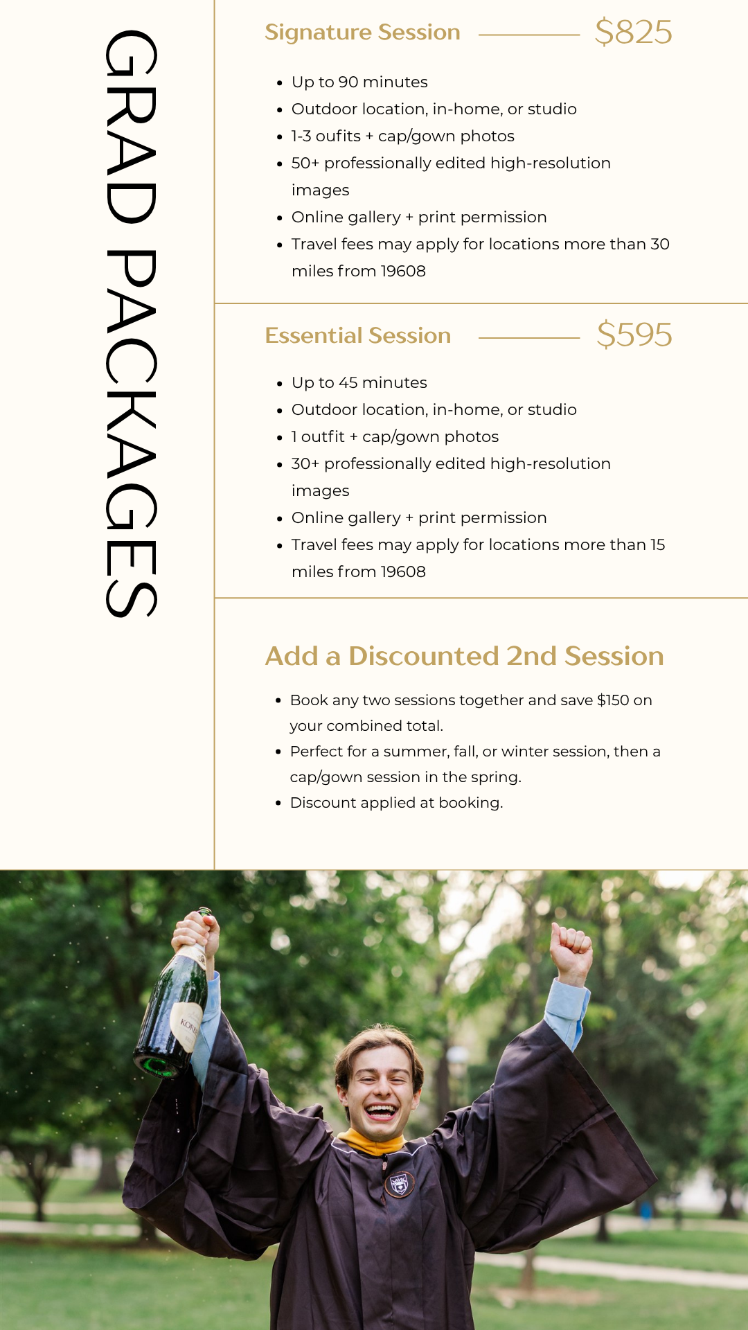 Carrie Kizuka high school college senior grad photography packages pricing