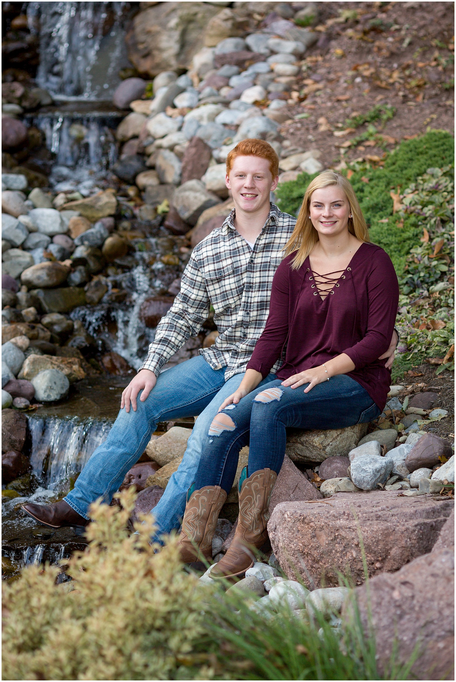 Berks County High School Senior Couple Photography