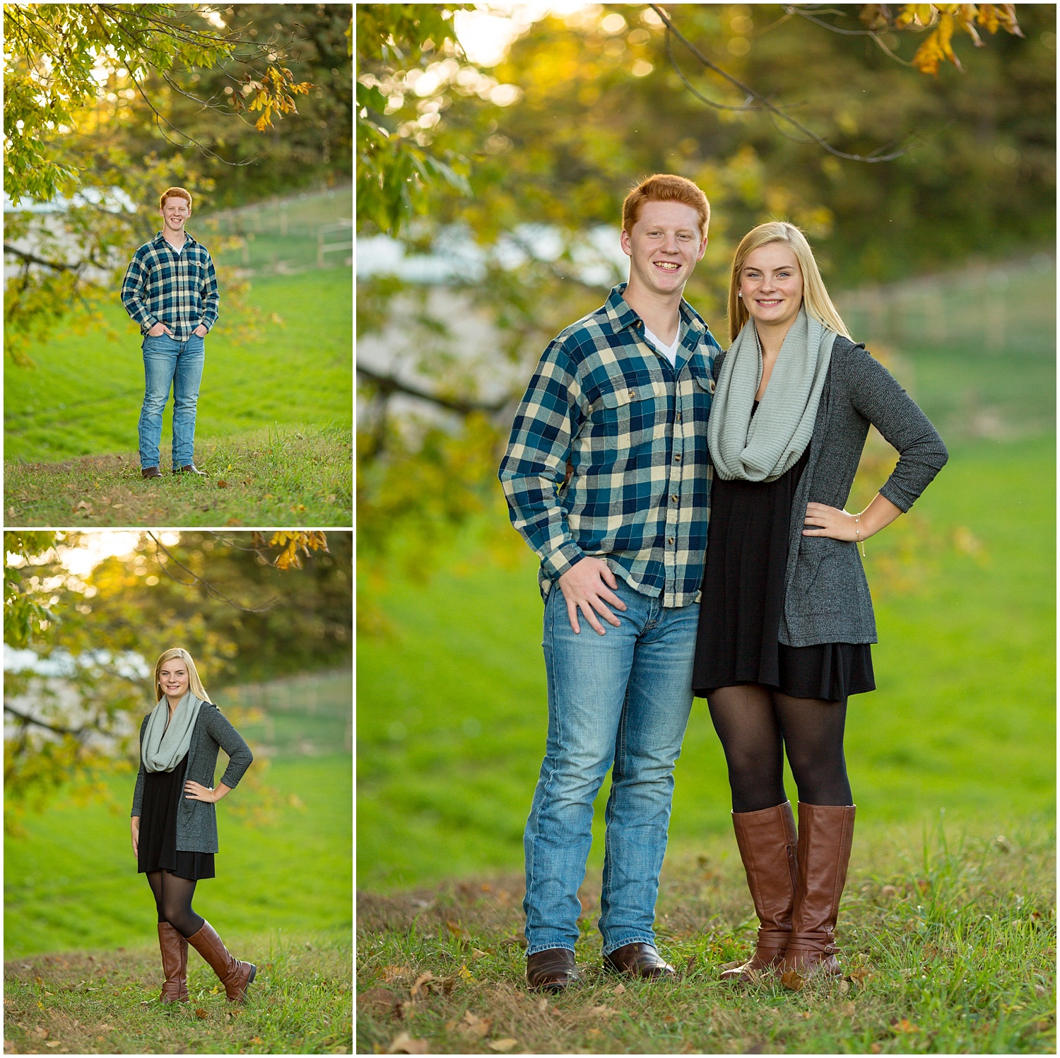 Berks County High School Senior Couple Photography