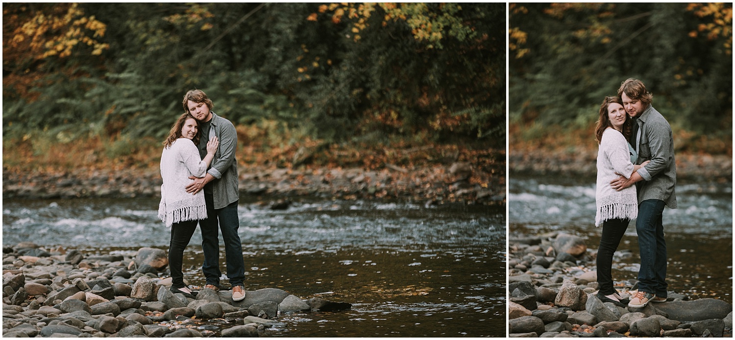 Glen Onoko Falls Jim Thorpe Engagement Photographer