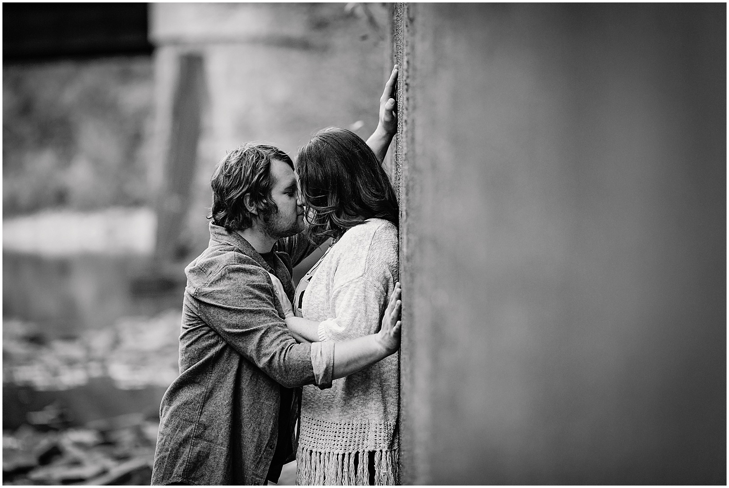 Glen Onoko Falls Jim Thorpe Engagement Photographer