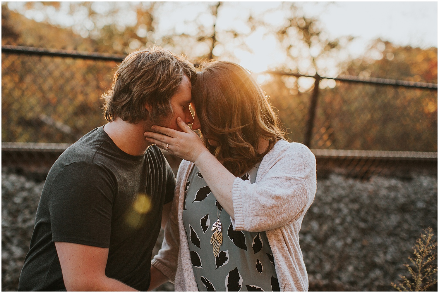 Glen Onoko Falls Jim Thorpe Engagement Photographer