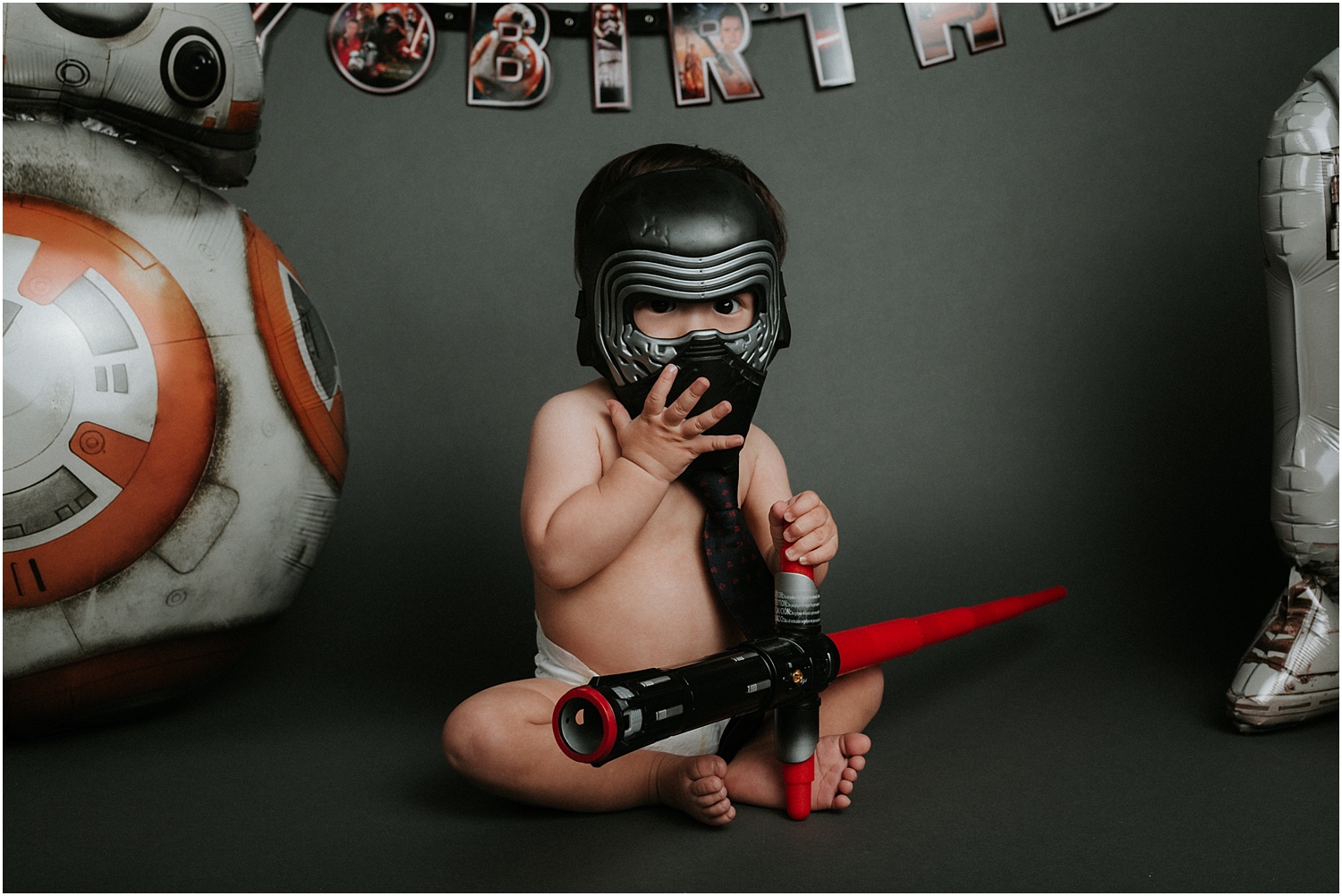 Berks County Photographer Star Wars Cake Smash