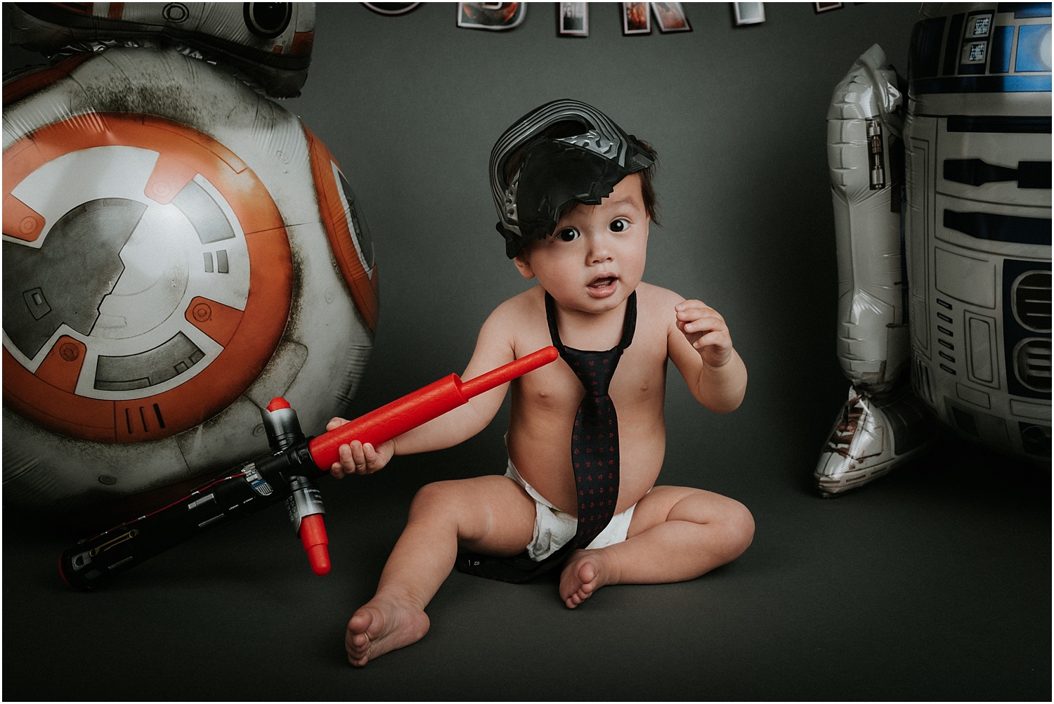 Berks County Photographer Star Wars Cake Smash