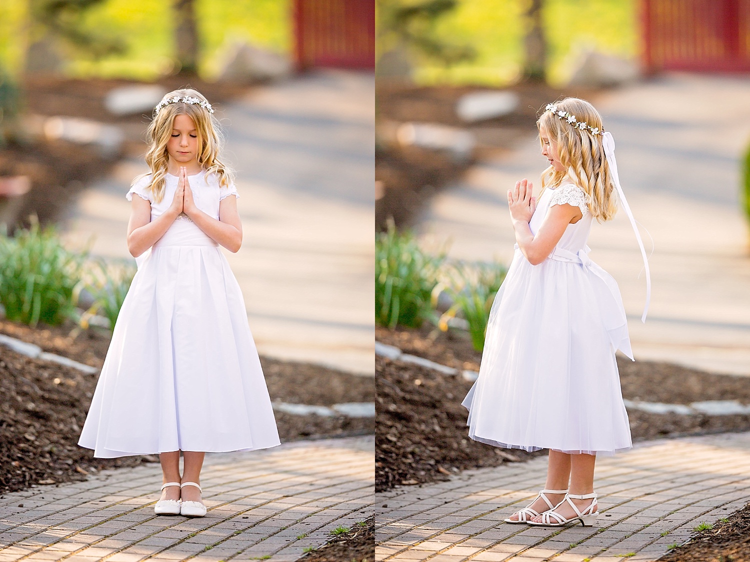 Wyomissing Pennsylvania First Communion Photoshoot