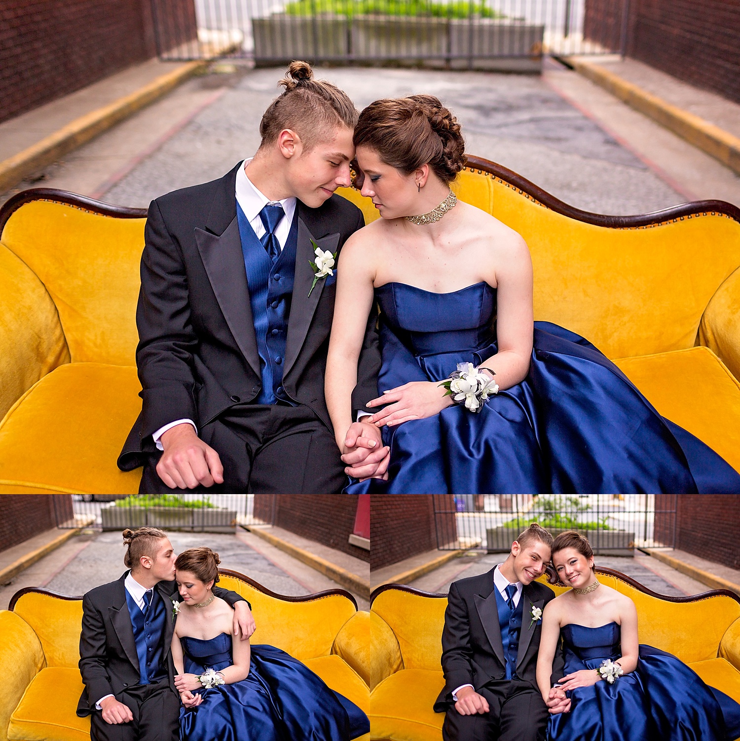 Reading GoggleWorks high school senior prom photoshoot