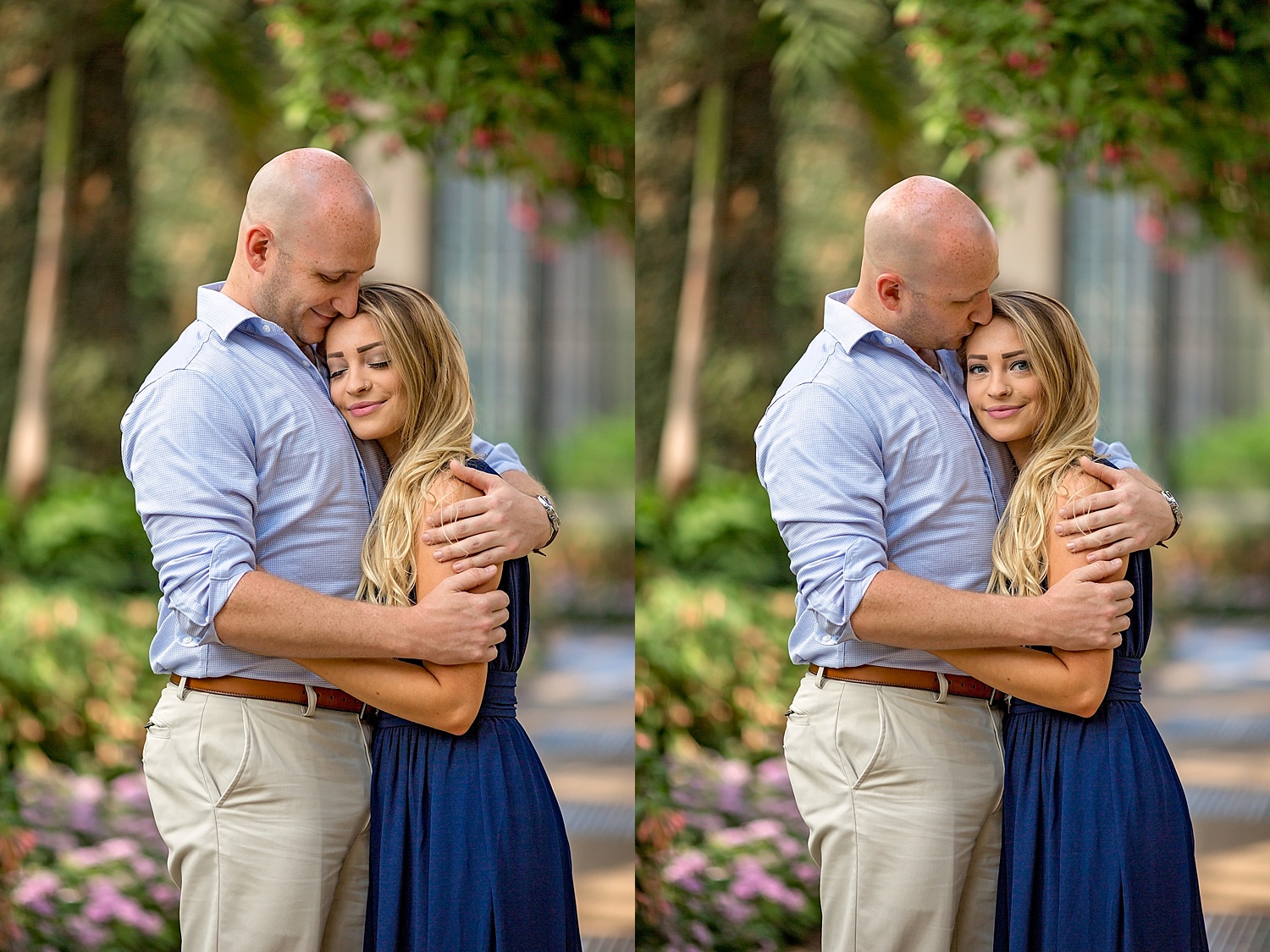 Longwood Gardens engagement photoshoot