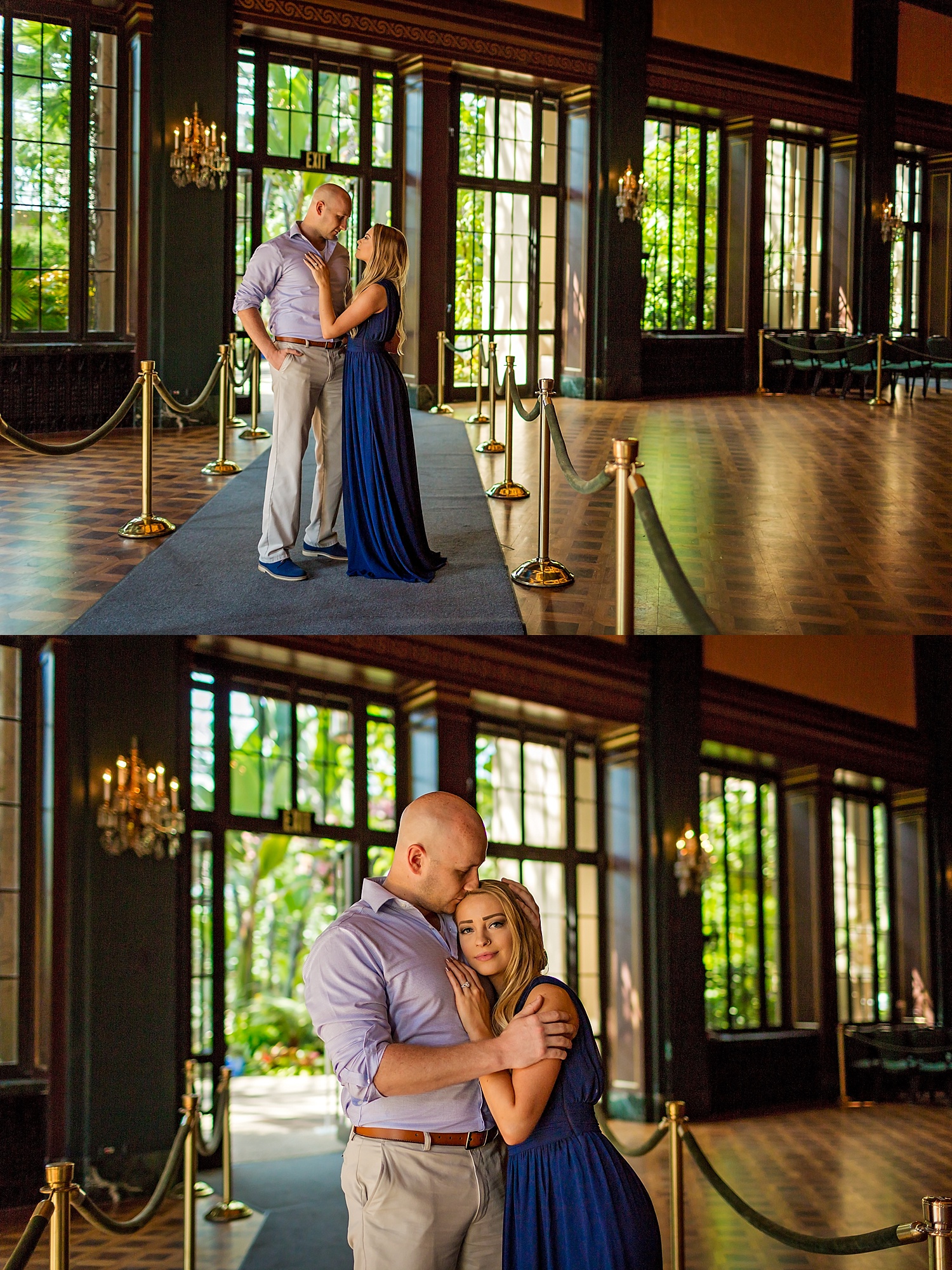 Longwood Gardens engagement photoshoot