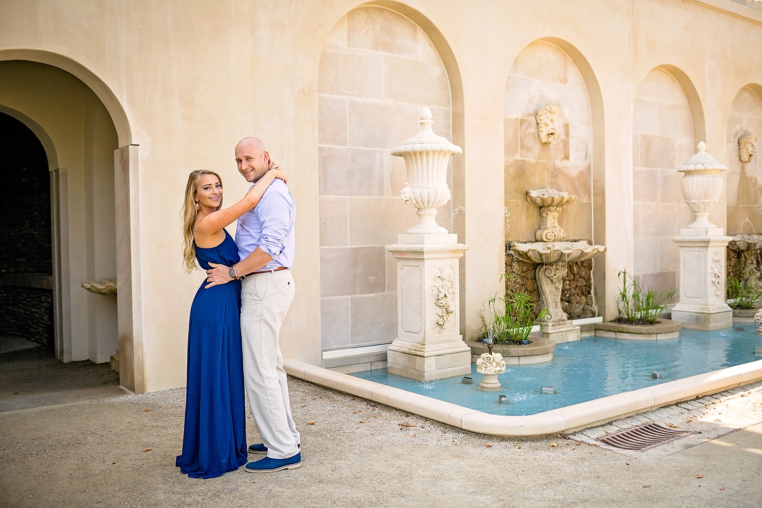 Longwood Gardens engagement photoshoot