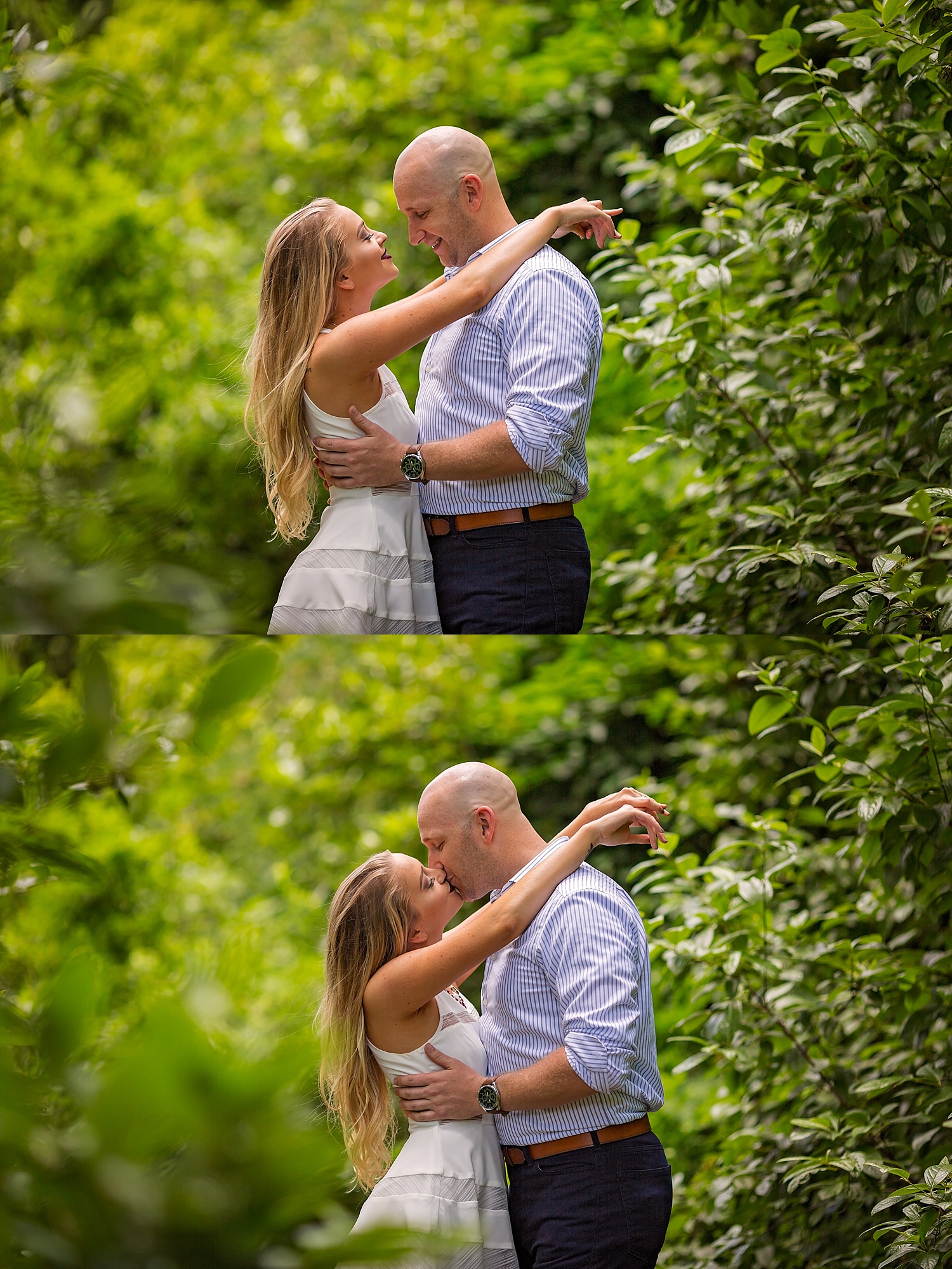 Longwood Gardens engagement photoshoot