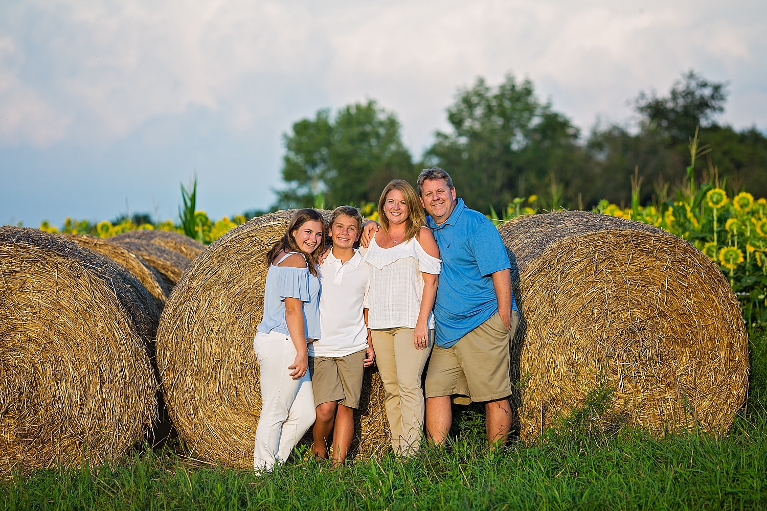 Berks County Blue Marsh Lake Sunflower Field Family Photographer