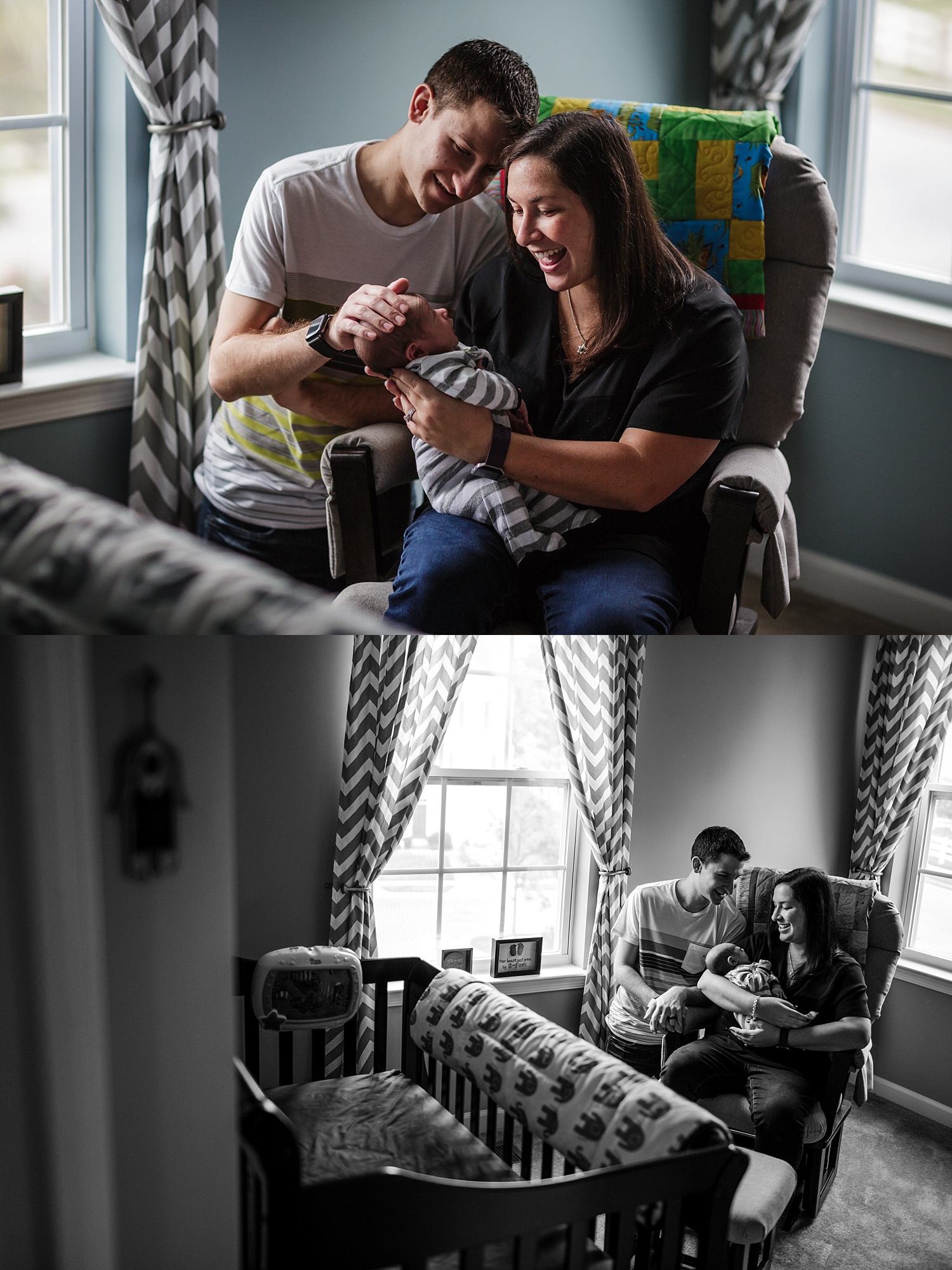 Baltimore Maryland in-home lifestyle newborn photographer