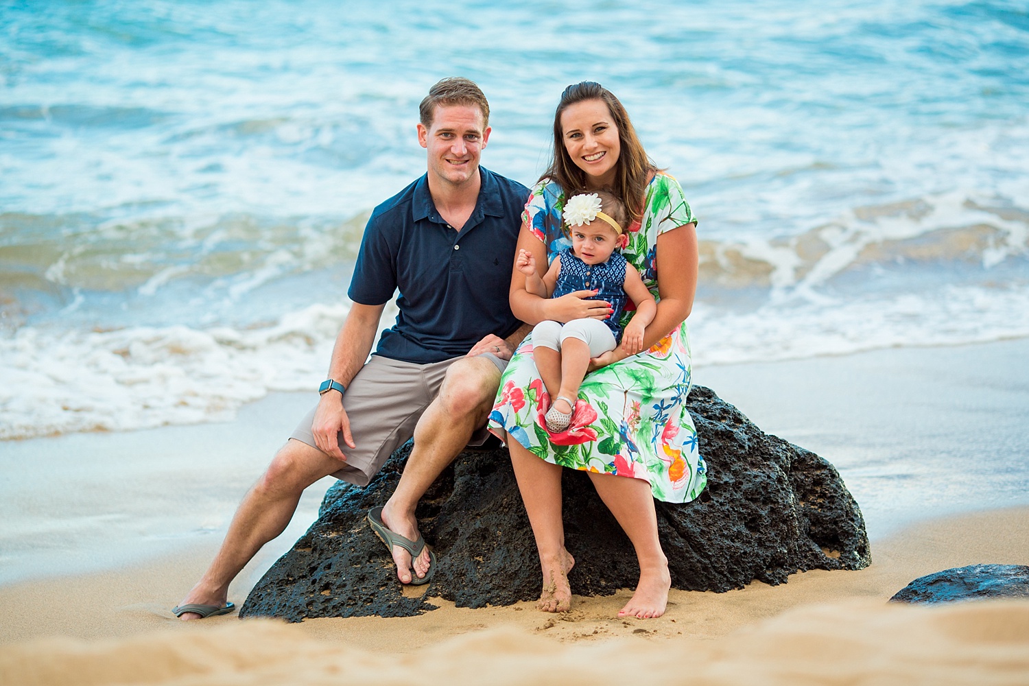 Hyatt Regency Maui Hawaii sunset beach family photoshoot