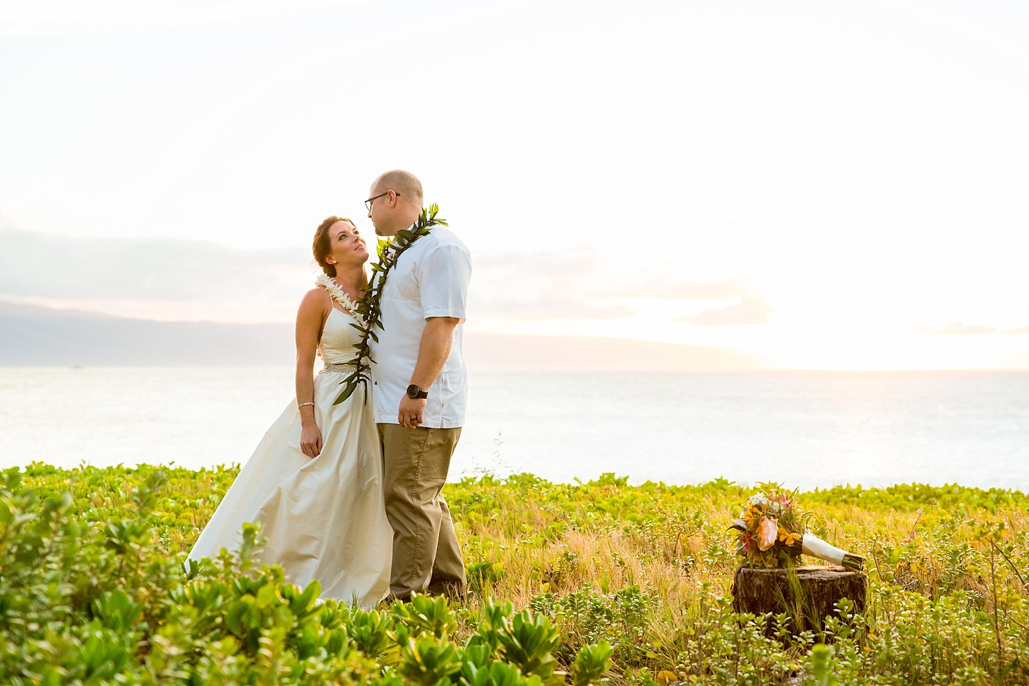 Westin Ka'Anapali Maui destination beach wedding photographer sunset