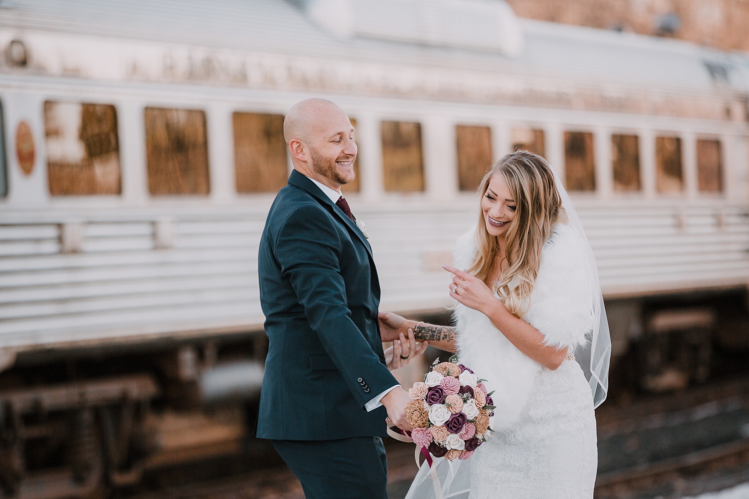 Everly at Railroad Tuckahoe New Jersey wedding photographer