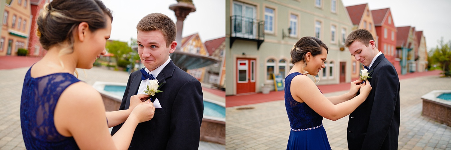 Wilson High School Prom Photographer Berks County Wyomissing Pennsylvania Stoudtburg Village