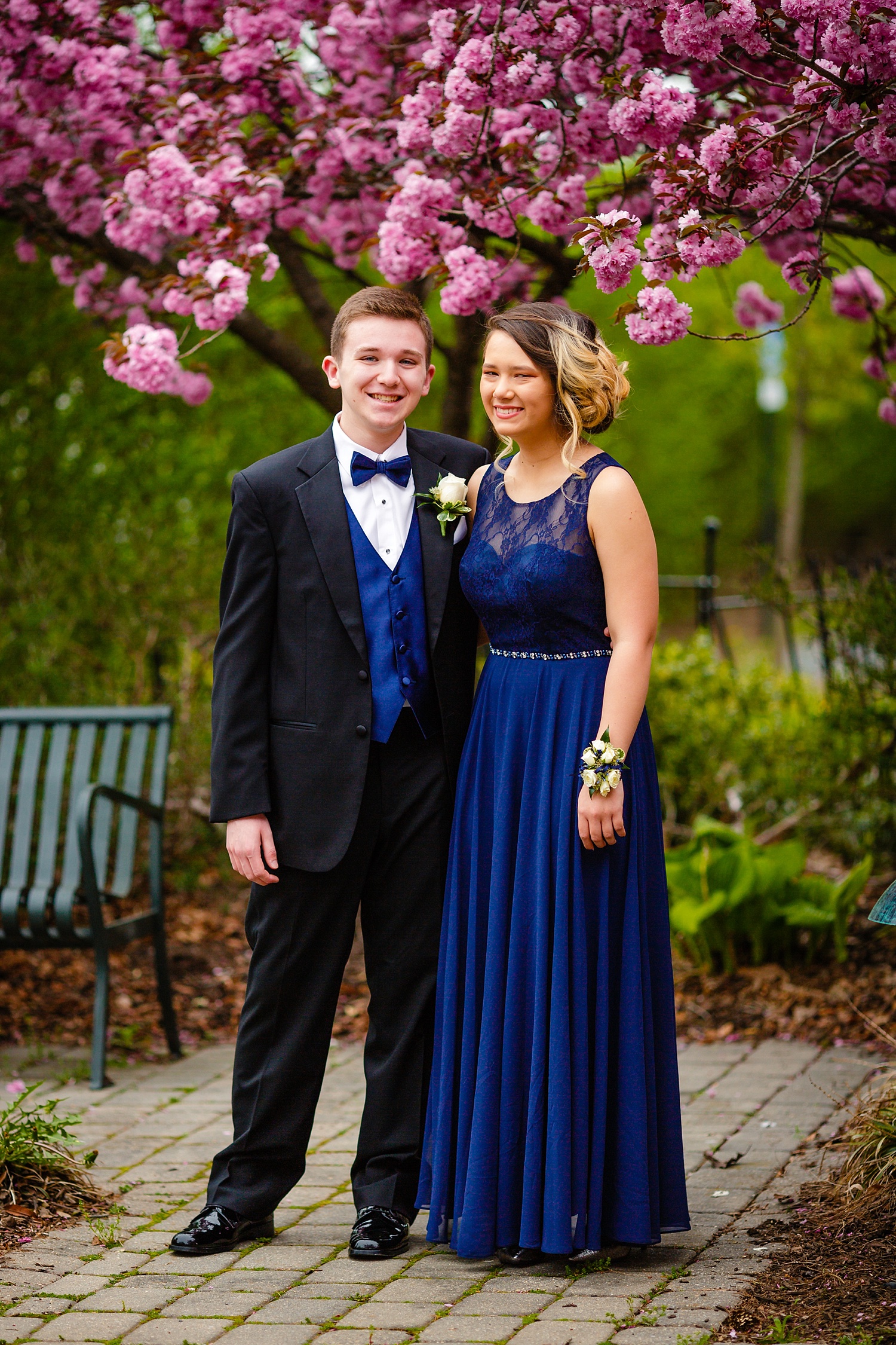 Wilson High School Prom Photographer Berks County Wyomissing Pennsylvania Stoudtburg Village