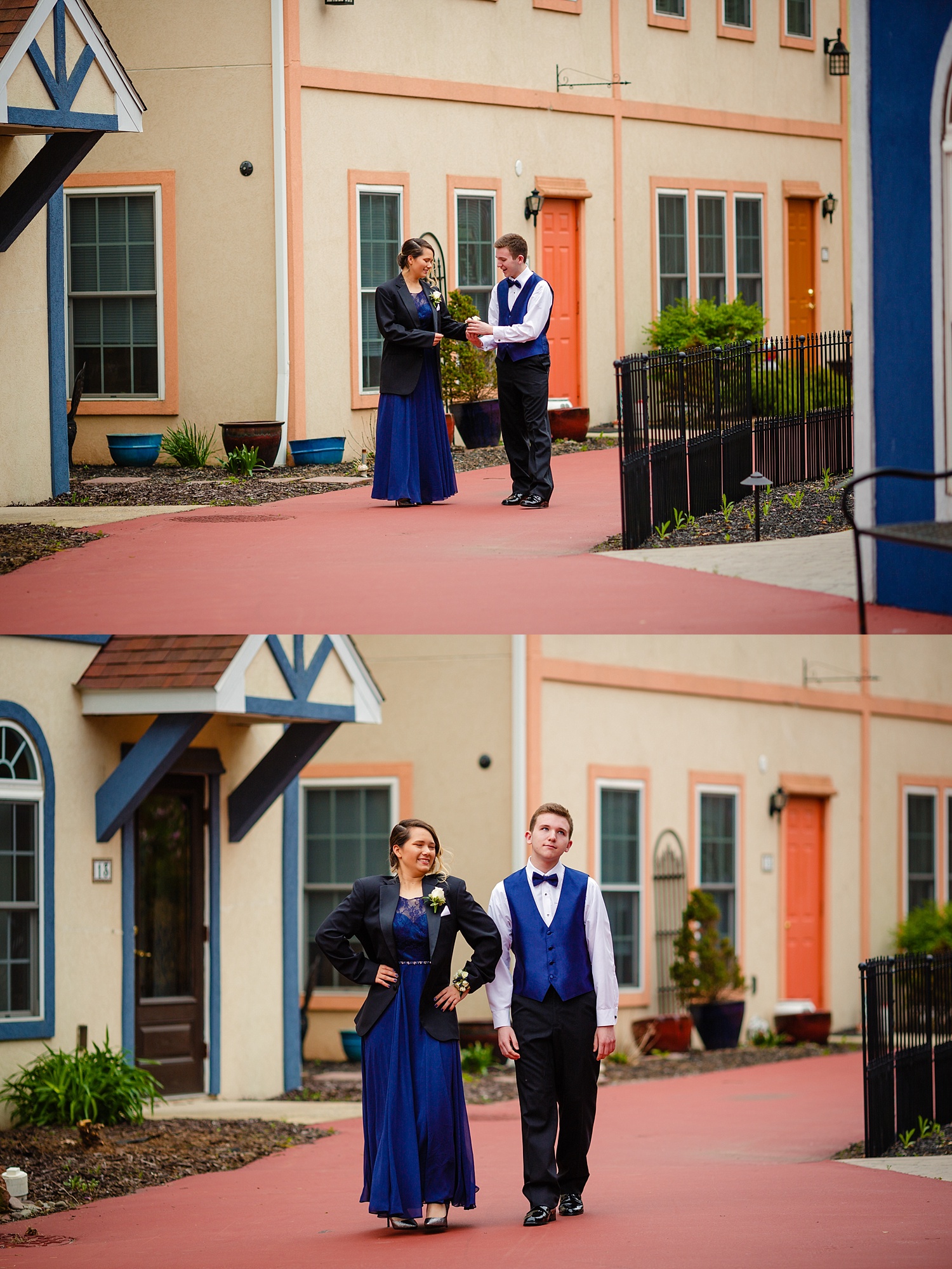 Wilson High School Prom Photographer Berks County Wyomissing Pennsylvania Stoudtburg Village